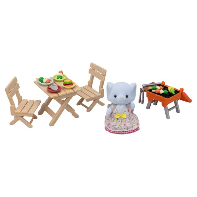 Игровой набор Sylvanian Families Пикник с барбекю для друзей Epoch 5640 01